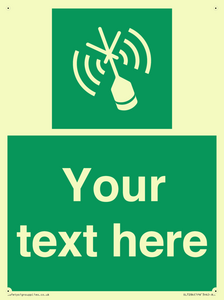 Custom sign safe condition Emergency position beacon